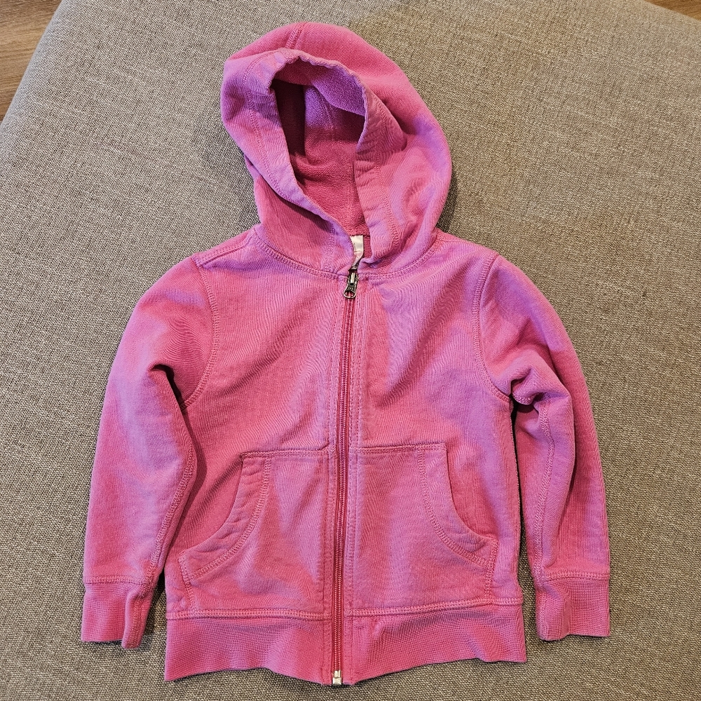 Hanna Andersson Bright Basic Zip Hoodie Size 100/4